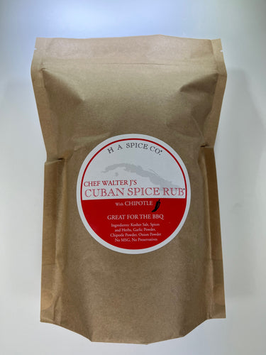 16 oz. Chef Walter J's Cuban Spice Rub with Chipotle Large Pouch 